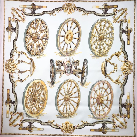 HERMES ROUES DE CANON SCARF